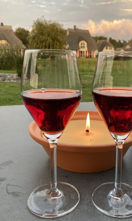 Abends auf der Terrasse